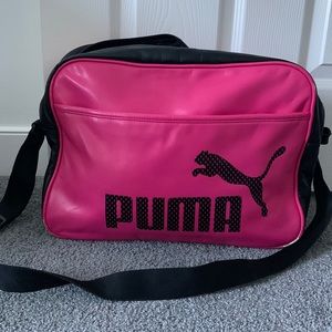 Pink Puma gym bag